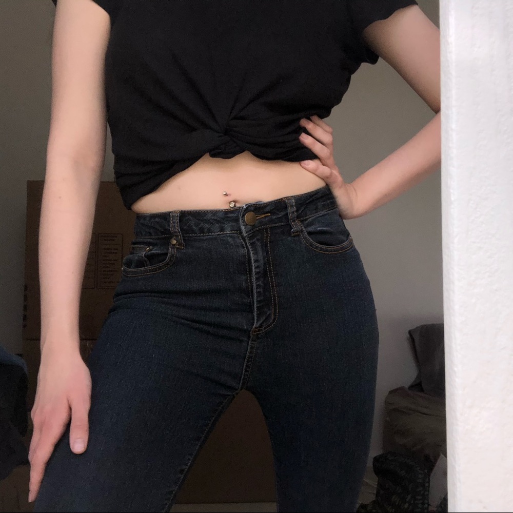 High Waisted Skinny Jeans